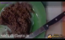 Woman Poops for Dinner