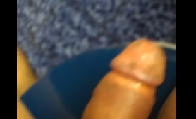Man gets a worm in his dirty cock