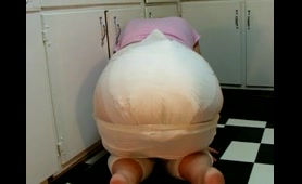 Milf Poops in a Diaper