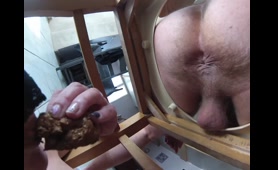 Hottie Gets a Face Full of Shit