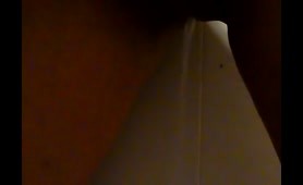 Woman Pees on the Wall