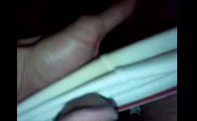 Gay boy pees and cums in poopy pants