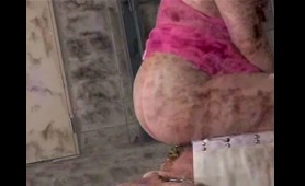 Mistress Poops on Him
