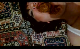 Shemale Queen Leila Eats Her Own Poop