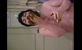 Man Shits and Smears on Himself