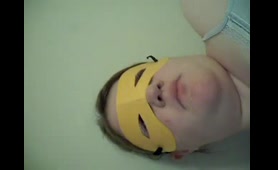 Masked Chick poops on herself
