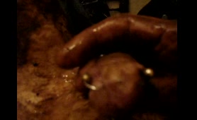 Man Touches Cock Covered in Shit