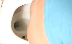 College Babe Drops a Nasty Poop