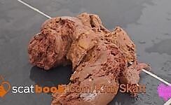 Woman Shits a Messy Load