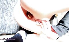 Woman poops while masturbating